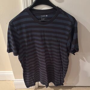 Stance Men's Navy Striped Shirt